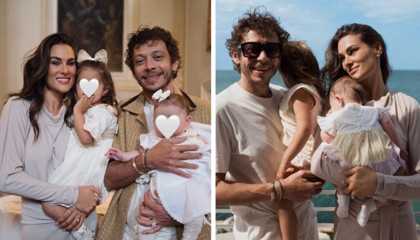 Le foto del battesimo in Romagna della piccola Gabriella la figlia di Valentino Rossi e Francesca Sofia Novello - Gossip.it