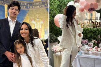 Le foto della comunione a Roma della nipotina di Elisabetta Gregoraci - Gossip.it