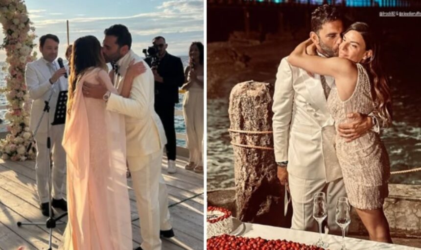 Le foto delle nozze da sogno a Capri di Claudia Ruffo l'attrice di ''Un posto al Sole'' - Gossip.it
