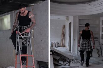 ''Mi sento un folle!'': Andreas Muller a settembre apre un negozio, le foto mentre lavora personalmente alla ristrutturazione - Gossip.it
