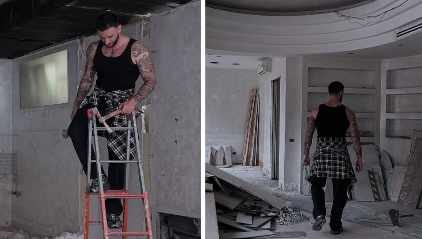 ''Mi sento un folle!'': Andreas Muller a settembre apre un negozio, le foto mentre lavora personalmente alla ristrutturazione - Gossip.it