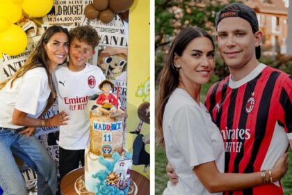 Melissa Satta festeggia gli 11 anni del figlio Maddox con festa a tema Manga, c'è anche il fidanzato Beretta, ormai di famiglia: foto - Gossip.it