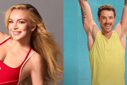 Lindsay Lohan e Dylan Efron Star nella nuova campagna Old Navy Activewear - Acquista ora gli sguardi in vendita!