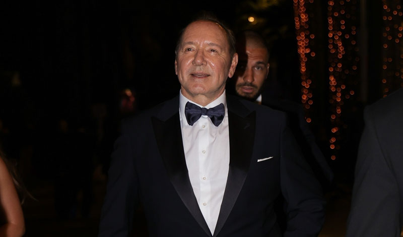 Kevin Spacey ha visto il festival cinematografico di Cannes tra notizie che sta ricevendo un premio lì