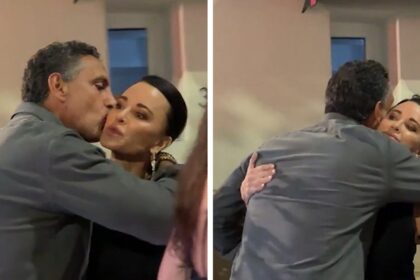 Kyle Richards e Mauricio Umansky condividono Abbraccio imbarazzante, in video