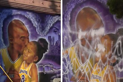 Kobe Bryant Mural vandalizzato di nuovo nel centro di Los Angeles