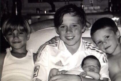 David Beckham celebra i bambini la festa del papà in una faida familiare