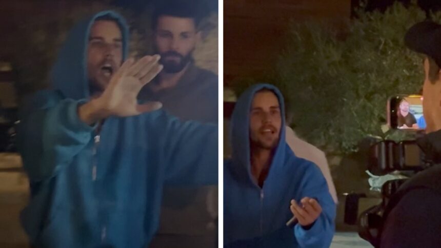 Justin Bieber si scontrano con paparazzi in un scontro riscaldato fuori Malibu Club