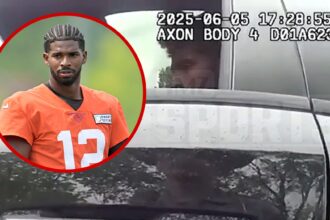 Shedeur Sanders Il traffico Stop Video mostra la polizia che dice "non sa chi sei"