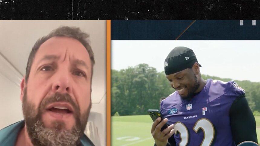 Adam Sandler accetta la sfida di Derrick Henry per apparire nel prossimo film