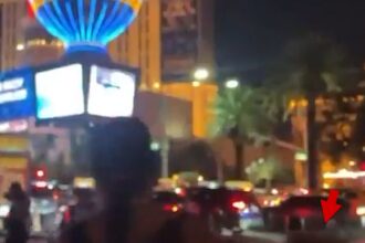 Gunman esegue due persone sulla striscia di Las Vegas, spettacoli video
