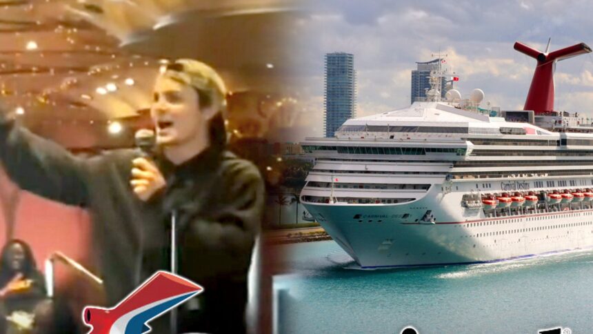 VIRAL Cruise Crooner Sensation Tyler Heyworth dice che le donne stanno inondando il suo DMS
