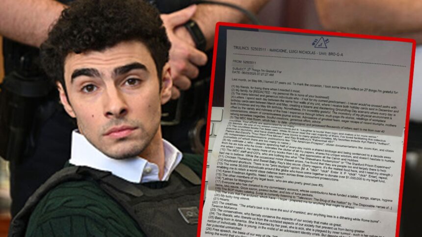Luigi Mangone riflette su 27 cose per cui è grato dopo il 27 ° compleanno