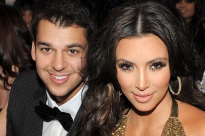 Rob Kardashian in rara foto con Kim Kardashian