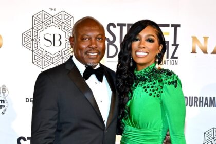 Simon Guobadia and Porsha Williams attend Jay "Jeezy" Jenkins' 2nd Annual Sno Ball Gala at Flourish Atlanta on September 29, 2022 in Atlanta, Georgia.