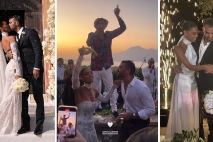 L'ex gieffino Gianmaria Antinolfi, ex flirt di Belen Rodriguez, ha sposato Federica Calemme con una fastosa cerimonia nella Costiera Sorrentina: foto - Gossip.it
