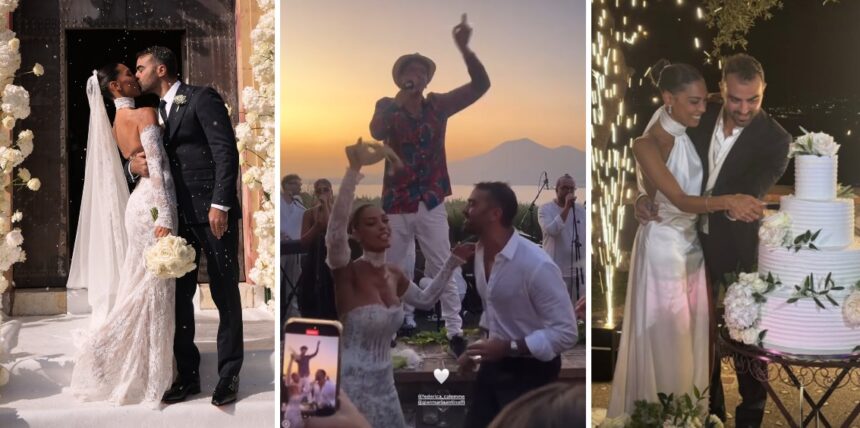 L'ex gieffino Gianmaria Antinolfi, ex flirt di Belen Rodriguez, ha sposato Federica Calemme con una fastosa cerimonia nella Costiera Sorrentina: foto - Gossip.it