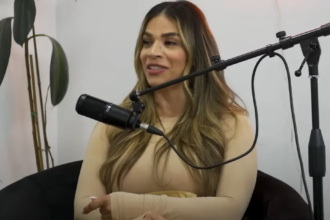 Gloria Zamora hosts an episode of her popular podcast.