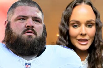 La moglie estranea di Ben Cleveland della NFL "nega con veemenza le accuse di adulterio