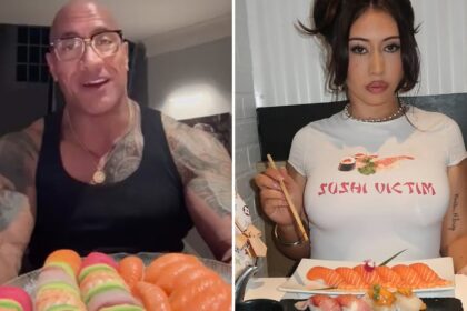 Le stelle che mangiano sushi per il giorno del sushi ... è così che rotolano!