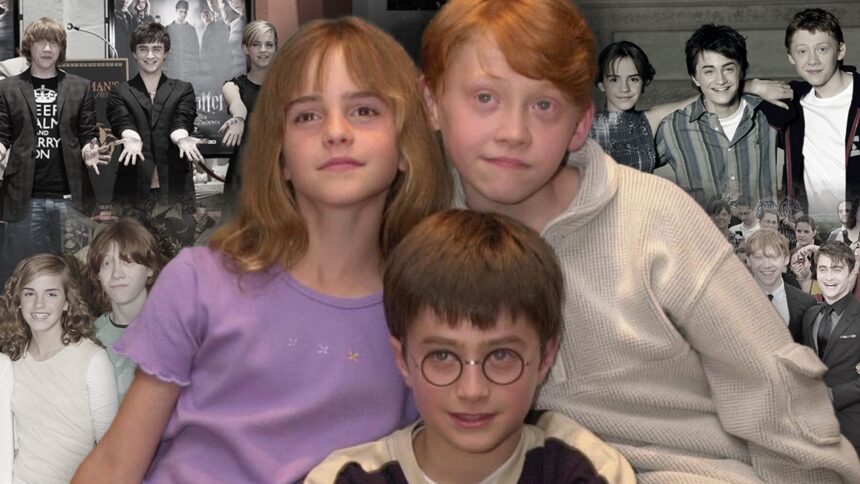 Il cast di 'Harry Potter' cresce magicamente prima delle telecamere, una sequenza temporale video