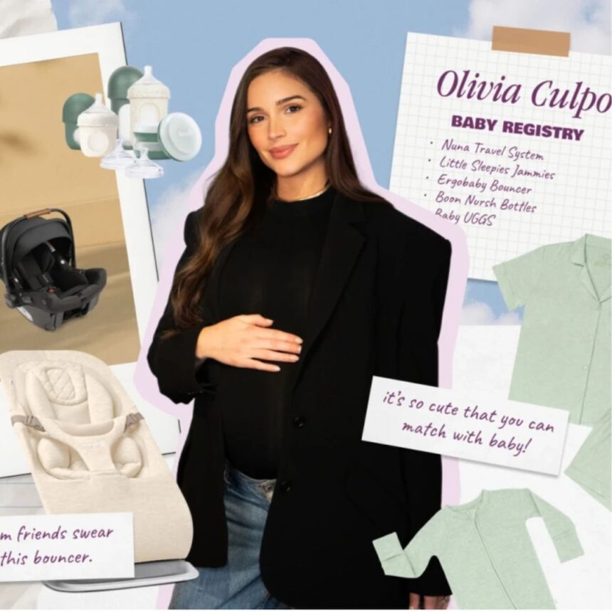 Registro del bambino di Olivia Culpo: acquisti le sue scelte neutrali di genere