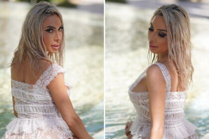 Farrah Abraham si spoglia verso la linga in pizzo trasparente a Miami