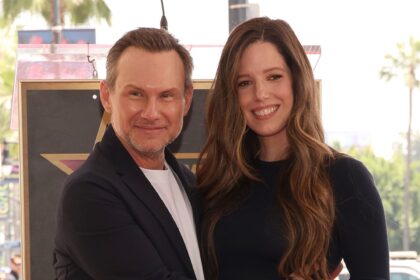 Le figlie di Christian Slater alla cerimonia di Hollywood Walk of Fame
