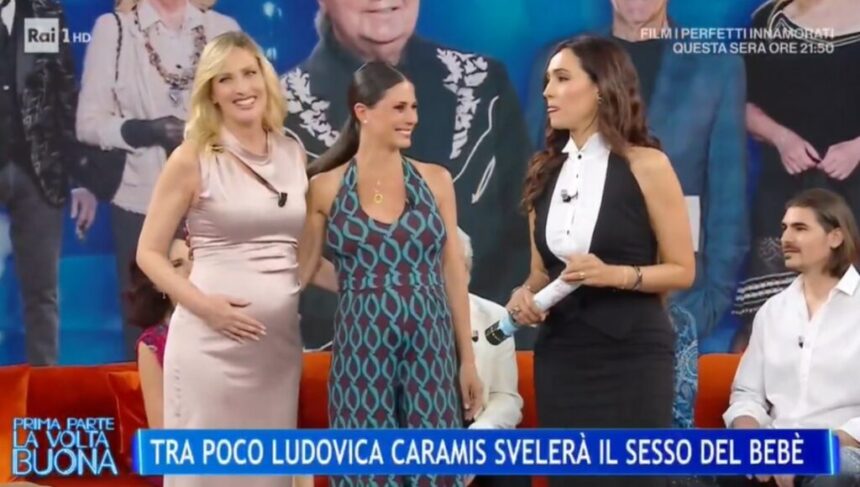 Caterina Balivo organizza un gender reveal in diretta tv per l'ex Professoressa de L'Eredità Ludovica Caramis incinta di 8 mesi: guarda - Gossip.it