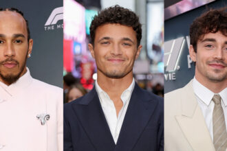 Tutti i veri piloti della F1 che hanno partecipato alla premiere del film "F1" a New York City, oltre a notevoli corridori che hanno saltato