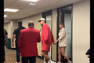 Taylor Swift e Travis Kelce partecipano alla partita 4 della finale della Stanley Cup