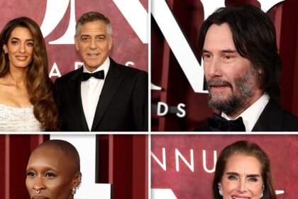 Tony Awards 2025, Cynthia, Keanu, The Clooneys & More Hit the Red Tapet