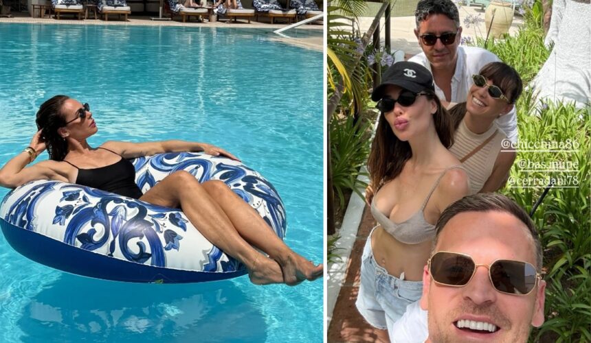 Ilary Blasi vola in Spagna per godersi l'esplosione della bella stagione al mare col compagno Bastian e gli amici: foto - Gossip.it