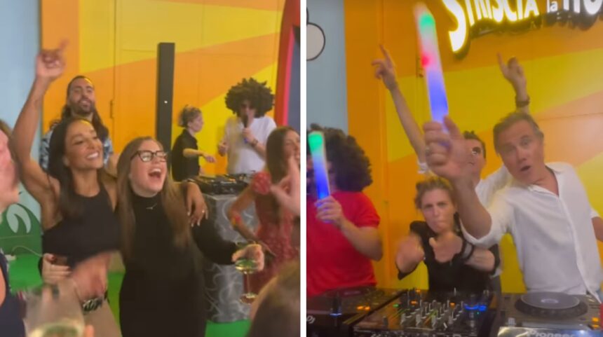 Party di fine stagione di 'Striscia la Notizia': Juliana Moreira e la figlia di Antonio Ricci scatenate, poi tutti gli altri, da Ghione alla Petyx - Gossip.it