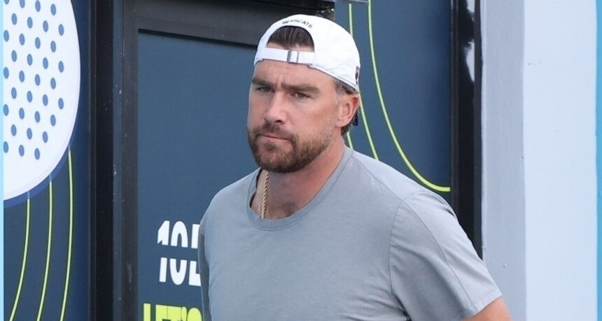 Travis Kelce colpisce la palestra a Miami dopo aver partecipato al matrimonio di cugino con Taylor Swift