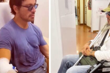 Gabriel Garko finisce per davvero in ospedale, le immagini sulla sedia a rotelle e il messaggio: ecco cos'è successo - Gossip.it