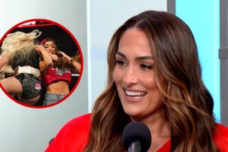 Nikki Bella dice che il suo impianto mammario si è spostato sulle costole il "Monday Night Raw"