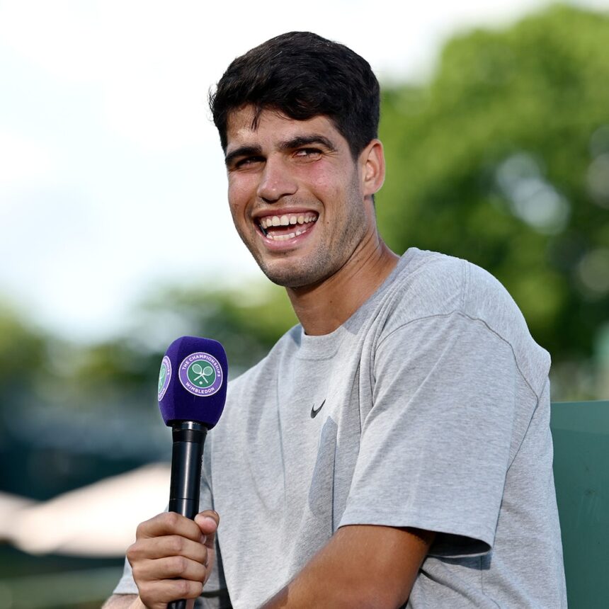 Carlos Alcaraz Debuts ha rasato la testa su US Open 2025