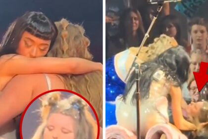 Katy Perry aiuta i fan che improvvisamente crolla sul palco al concerto di Detroit