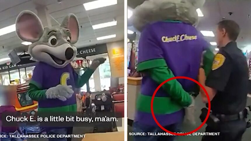 Chuck E. Cheese mascotte Cody Cam Arrest filmati rilasciati