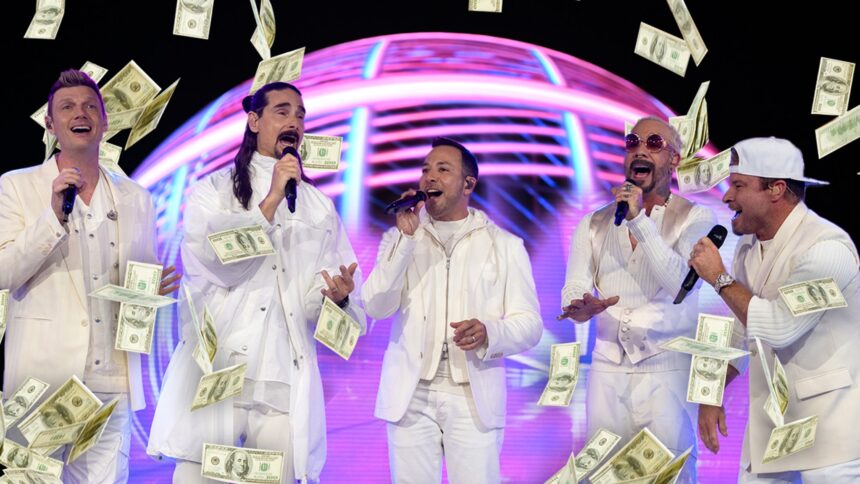 Backstreet Boys che guadagnano $ 4 milioni per spettacolo alla sfera di Las Vegas