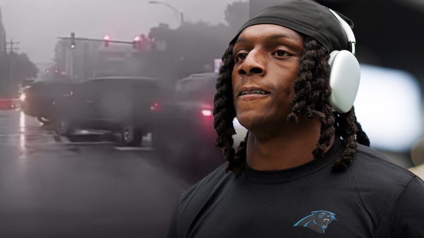 La star della NFL star Jaycee Horn's Car ha preso il video