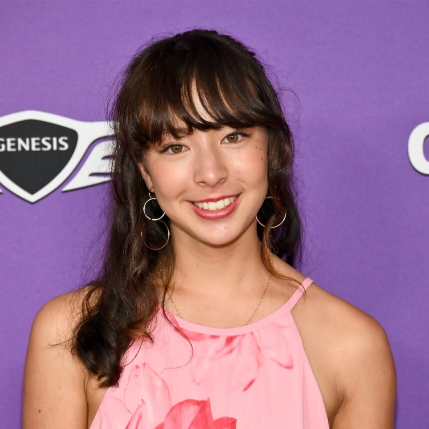 La famiglia moderna Fraces Anderson in pausa recitazione