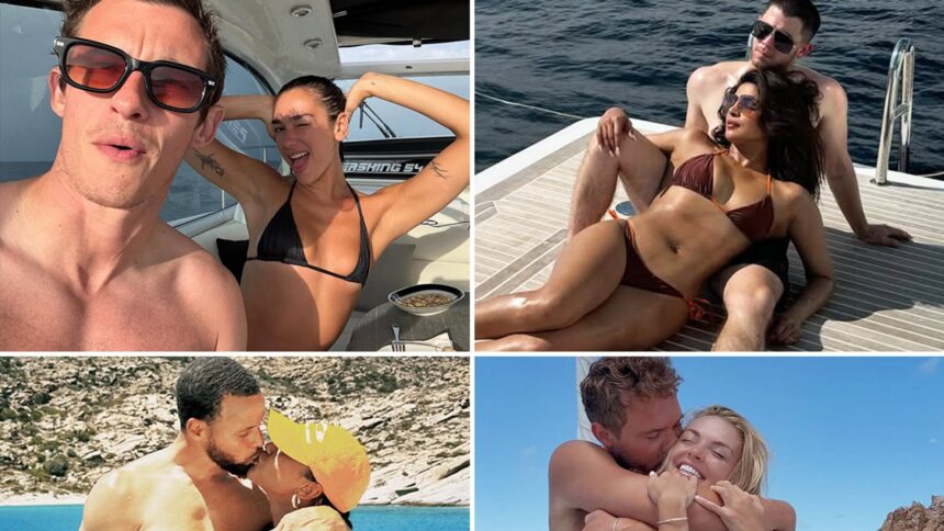 Coppie estive-Hollywood si riscalda con selfie baciati dal sole