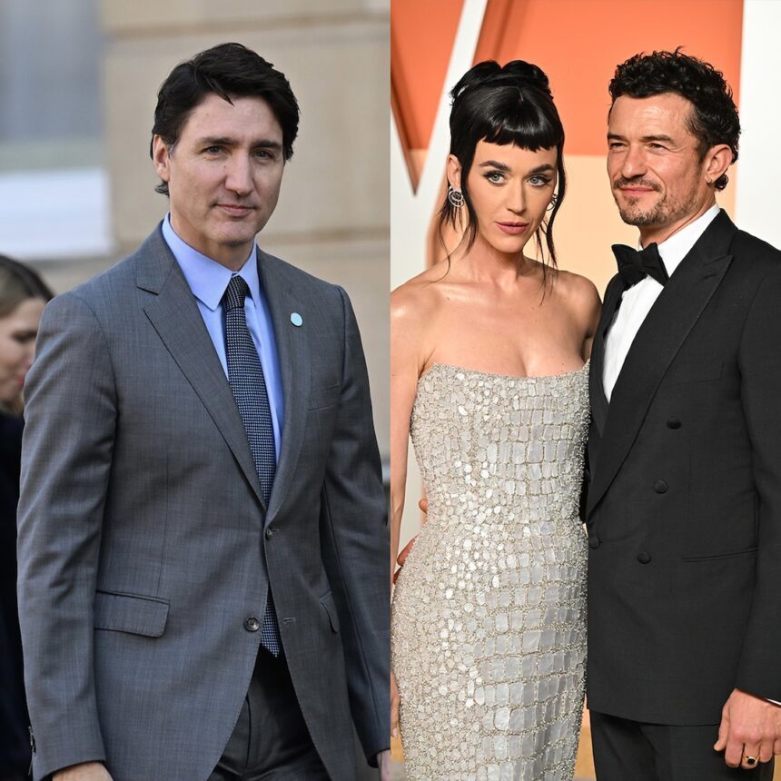 Orlando Bloom reagisce a Katy Perry, Justin Trudeau Romance