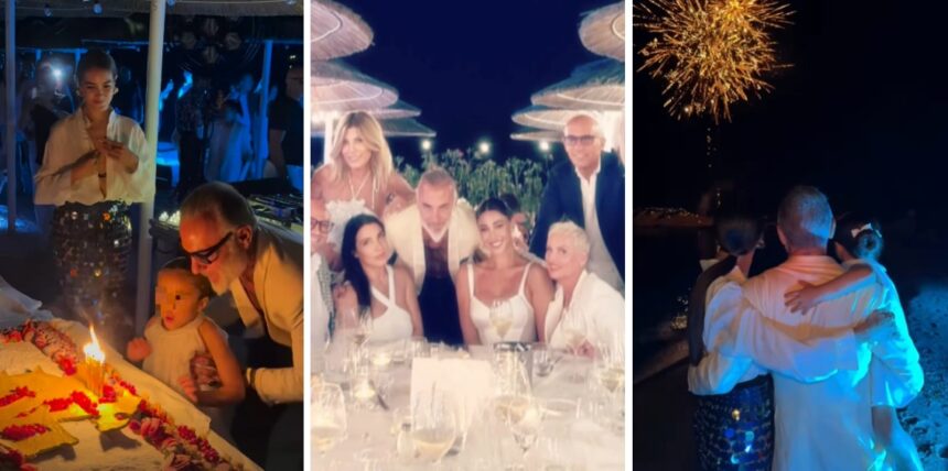 Gianluca Vacchi festeggia 58 anni in Sardegna, al party di compleanno spunta anche Belen con la Petineuse: guarda - Gossip.it