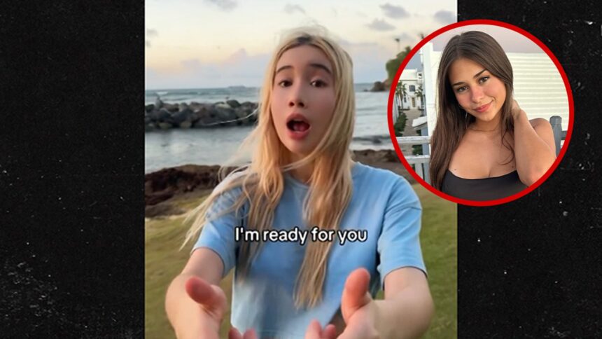 Lil Tay sfida solo i modelli del modello Sophie Rain to Boxing Match