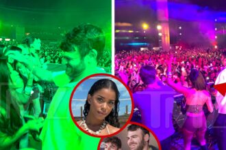 I Chainsmokers tirano fuori il vincitore di "Love Island USA" Amaya Espinal Onstage