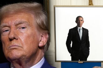 La posizione del ritratto della Casa Bianca di Barack Obama è stata rivelata dopo che Trump muove la pittura