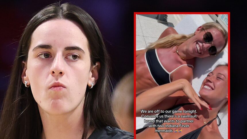 Caitlin Clark arrostisce i compagni di squadra della febbre sul video in bikini, "Focus on Basketball"